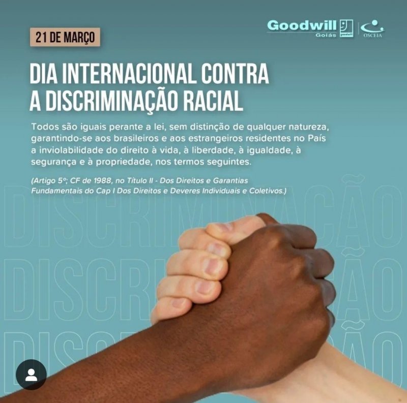 Dia Internacional Contra A Discrimina O Racial Osceia