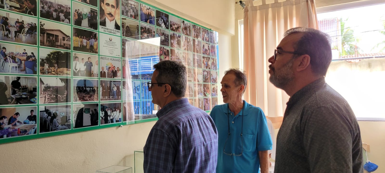 Visita do vereador Denício Trindade