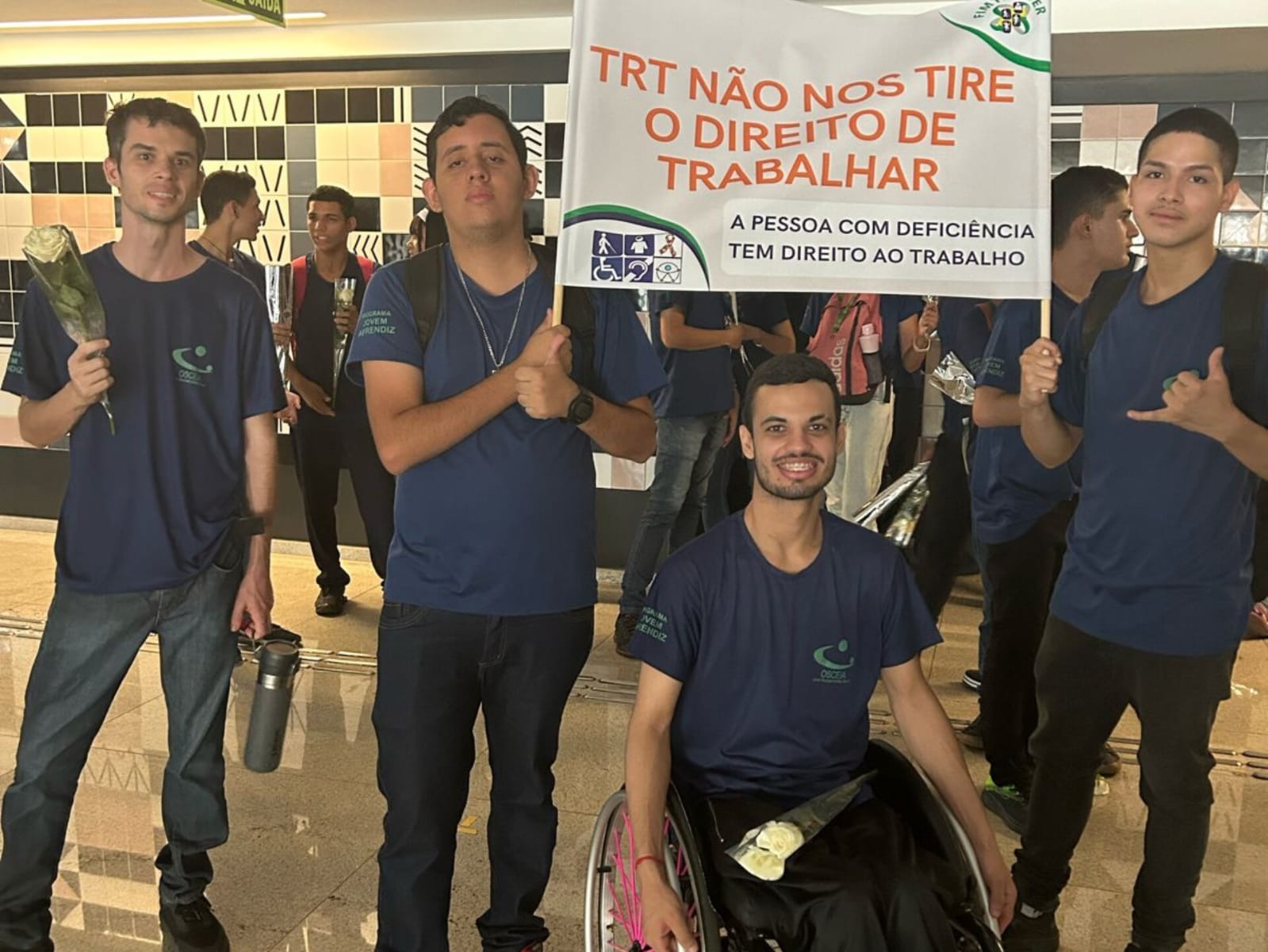 O Programa Osceia Inclusão participou do movimento com diversas entidades de defesa dos direitos das pessoas com deficiência.