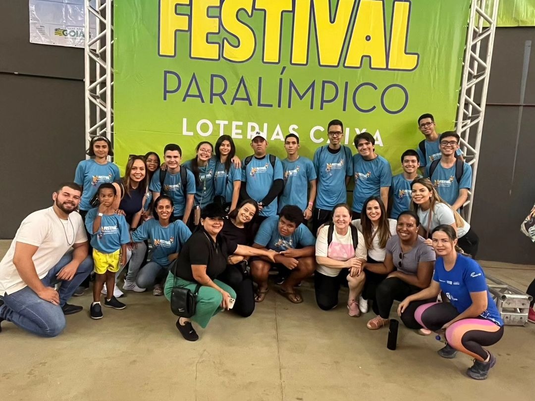 Jovens do Programa Osceia Inclusão no Festival Paralímpico 2024/1