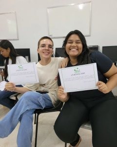 Turma conclui curso de Informática
