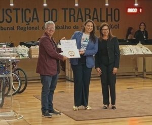 Osceia recebe homenagens no TRT por sua atuação no Projeto Trabalho, Justiça e Cidadania