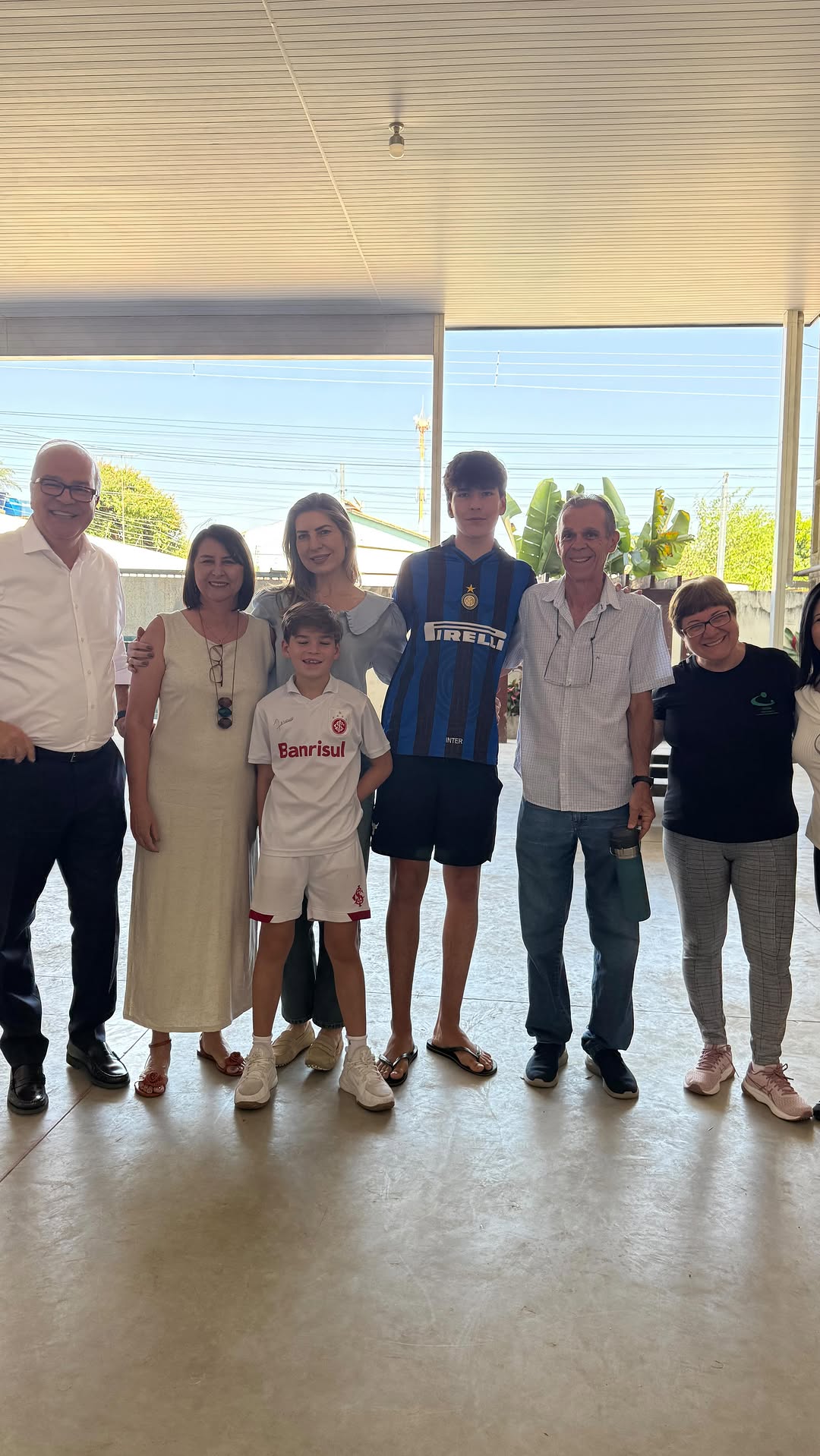 Visita de Adair Meira e sua família