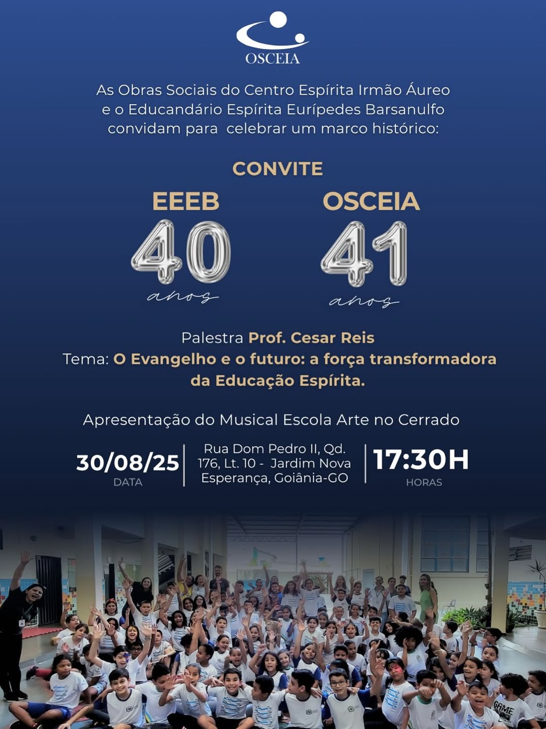 EEEB e OSCEIA: Celebrando 40 e 41 Anos de História
