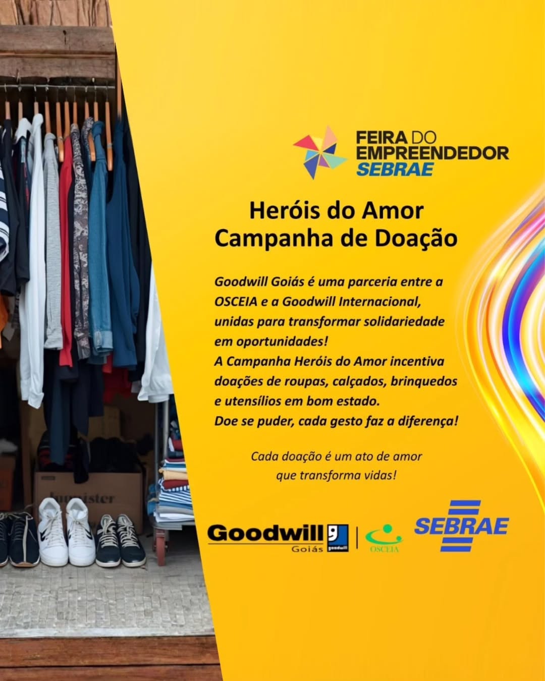 Goodwill Goiás e Osceia na FIC Goiás 🤝